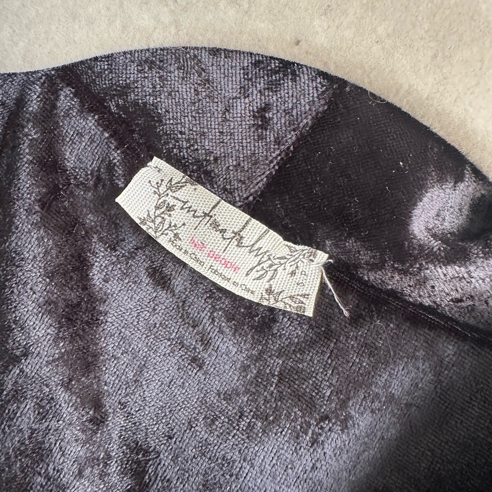 Free People Intimately Velvet Wrap Top - Picture 3 of 6